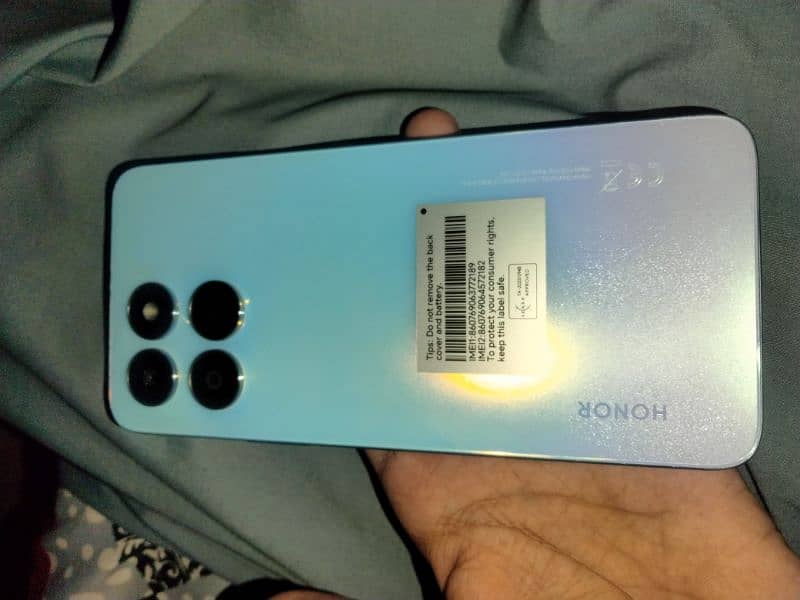 Honor X6a 3 month used with box complete accessories 4/128 3