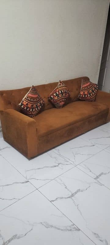 sofa set  brown colour 1