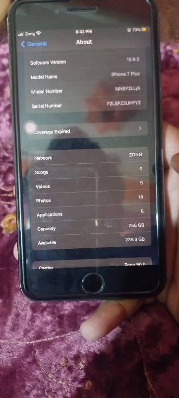 iphone 7 plus 256 pta 100 BT 1