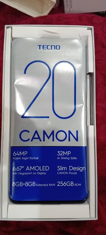 tecno camon 20 full box whatapps 03404102242 2