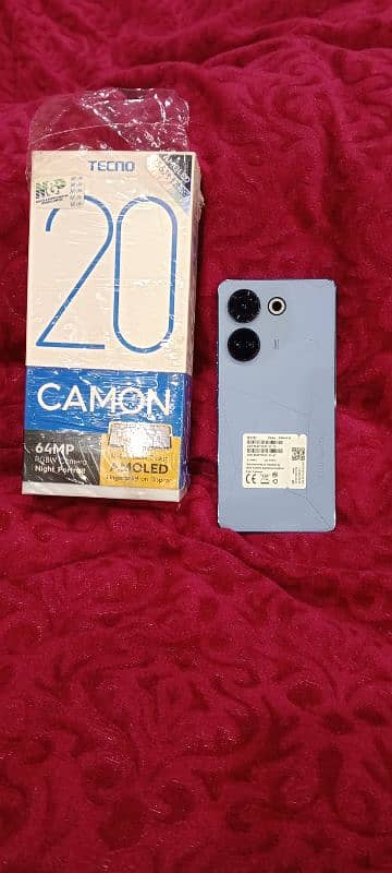 tecno camon 20 full box whatapps 03404102242 3