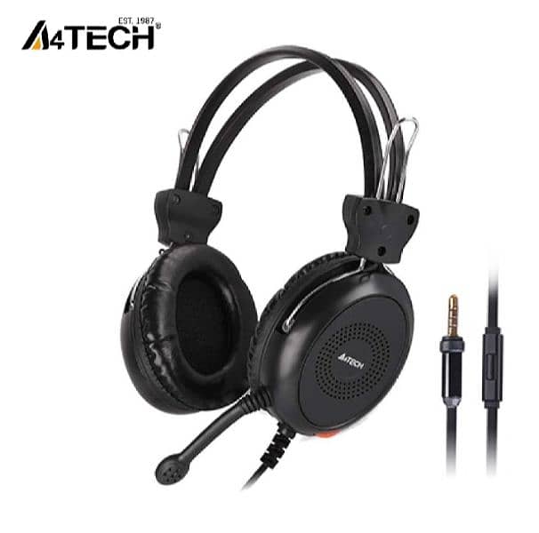 A4Tech Headphone - Comfort Headset-3.5mm-For Mobile/PC/Laptop/PS4- 0