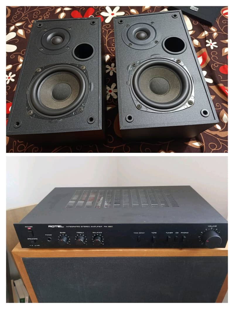 Rotel RA-820.  Rotel RL-810 (Bose Sony Yamaha Arcam Sansui) 0