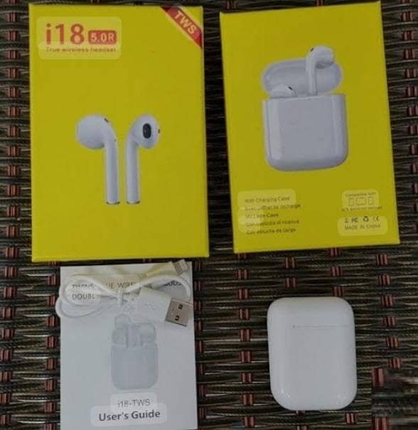 Bluetooth 5.0 Earbuds – Super Bass, Long Battery Life, Waterproof, Com 1