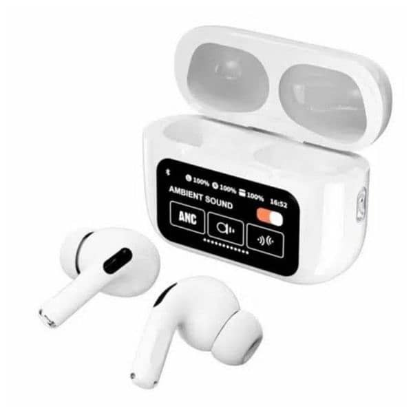 Whit Active Noise Cancalling Bluetooth Earbuds with long Battery Life 2