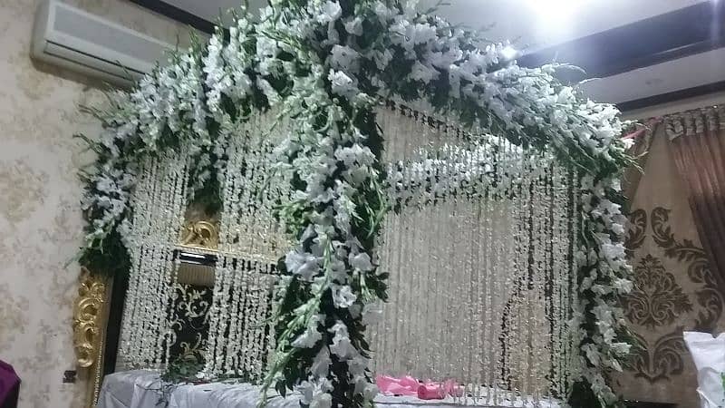 we decore whole wedding events with fresh and artificial flowers 1