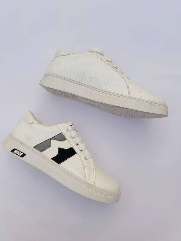 Men's synthetic leather sneakers 2