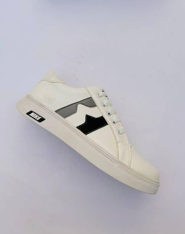 Men's synthetic leather sneakers 3