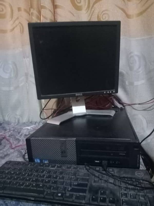 Dell LCD, CPU & keyboard used 0