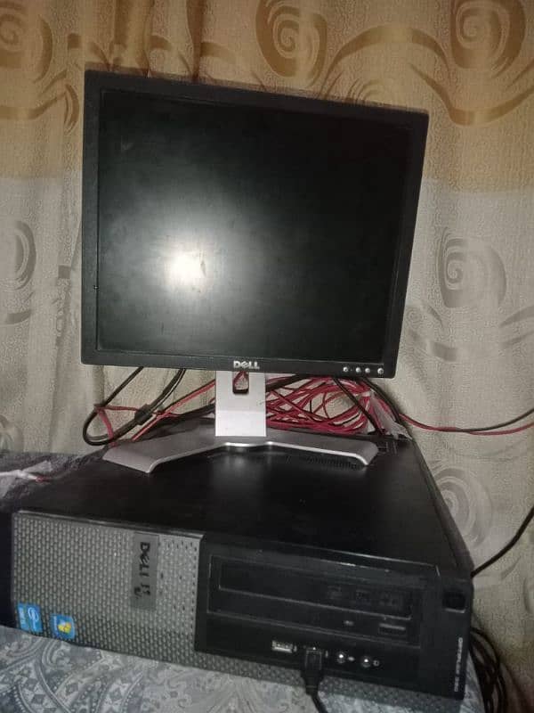 Dell LCD, CPU & keyboard used 3