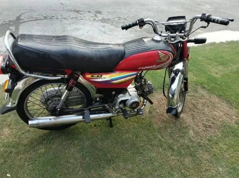 Honda cd 70 total genuine bike 2015 2016 1