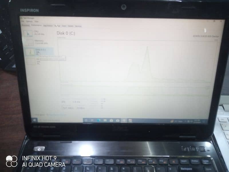 DELL I3 2ND 4GB RAM 128SSD FOR SALE. BATTERY TIMING 30 SEY 35 MINT 2