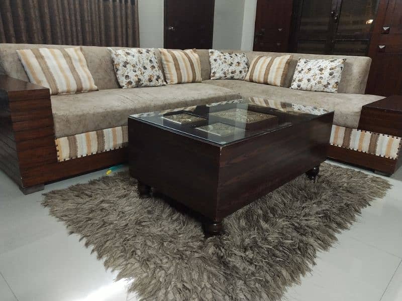 L shape 6 seater sofa for sale 1