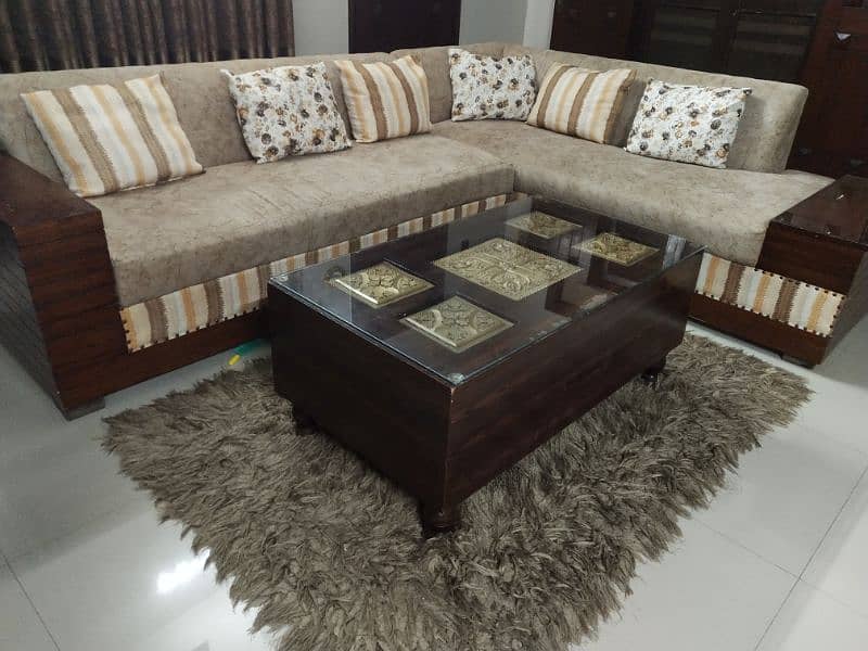 L shape 6 seater sofa for sale 2