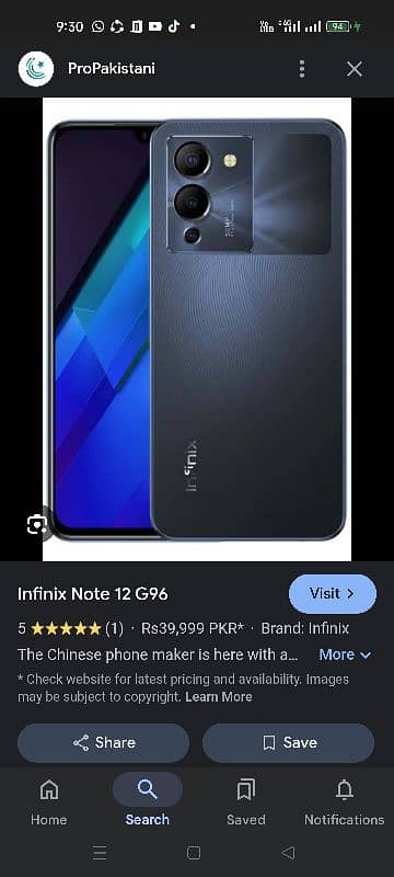 infinix Note 12 128gb8gb with box and adabtor fingerprint off ha 2