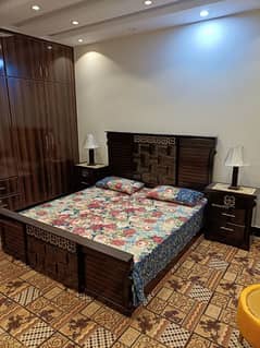 King Size Premium Bed with side table + Foam