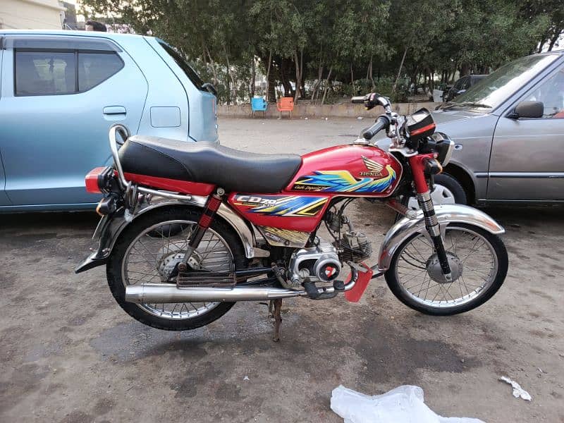 Honda CD 70 Model 2021 Registration Panjab contact 03192760937 4