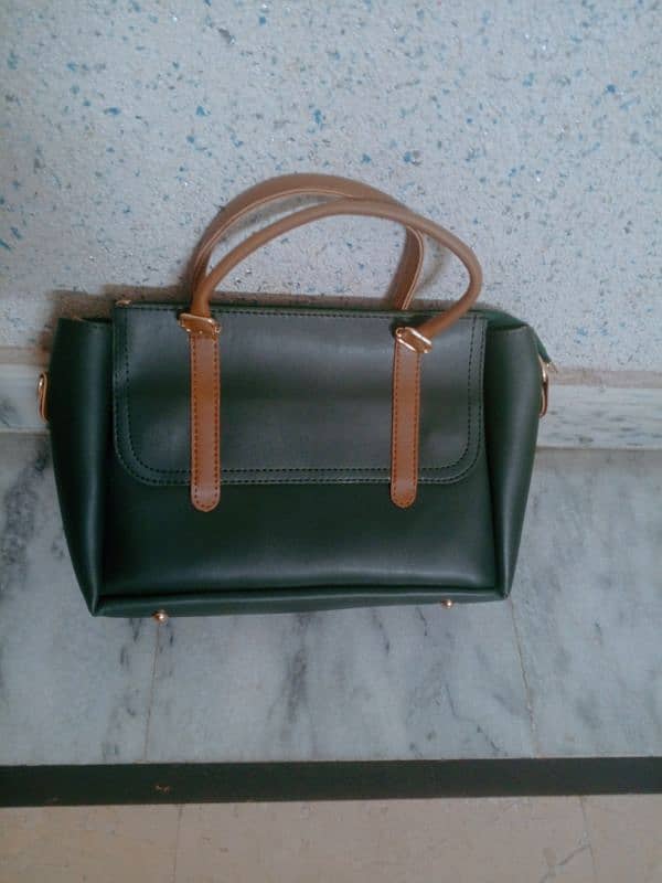 Brand new Bottle Green Hand bag 0