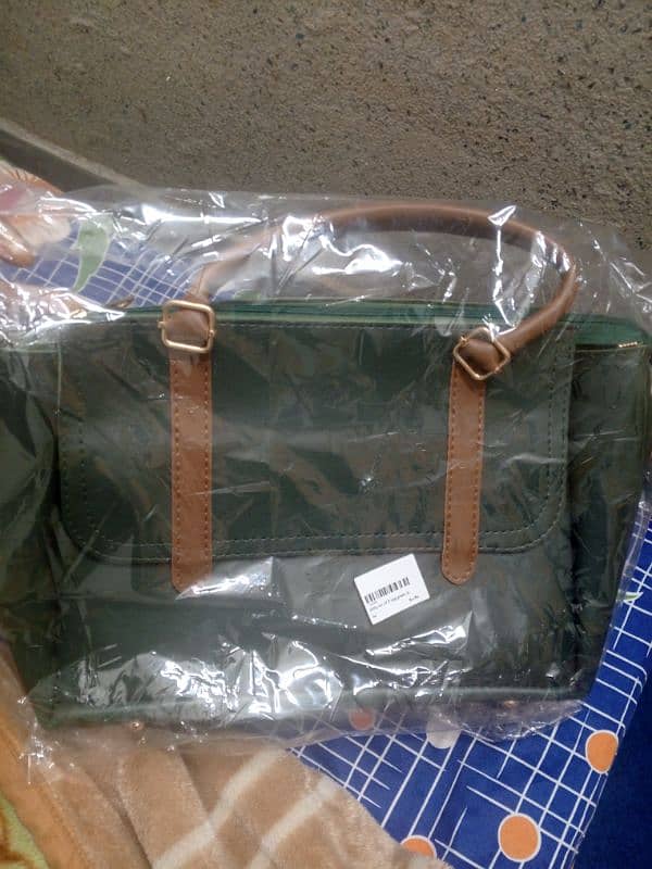 Brand new Bottle Green Hand bag 4