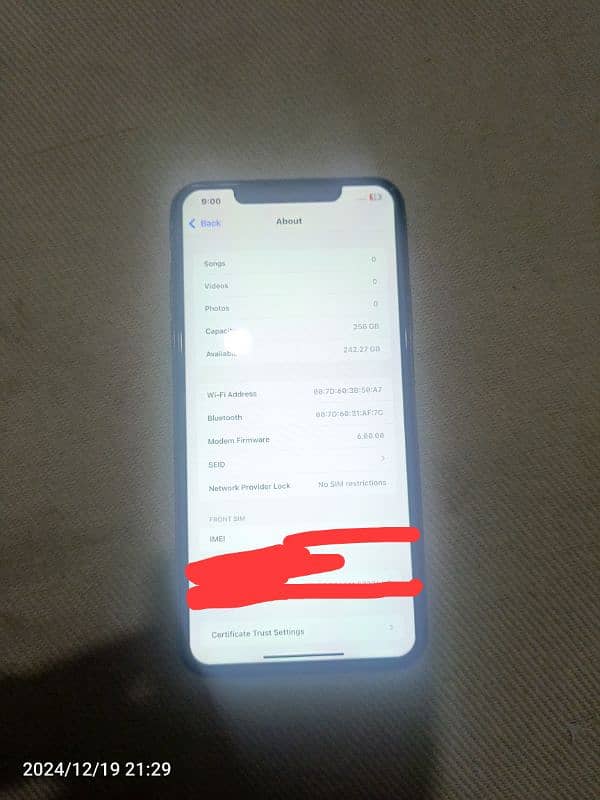 iPhone 11 pro max 256gb not pta 7