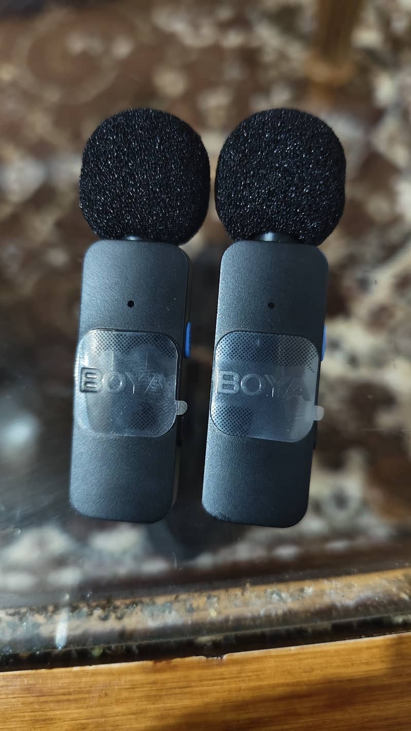 Two new boya mics with 2 year warranty 1