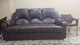 Sofa Set Leather Cover