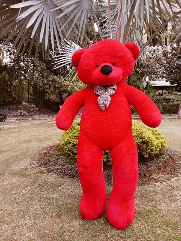 Red Colour Teddy Bear 0