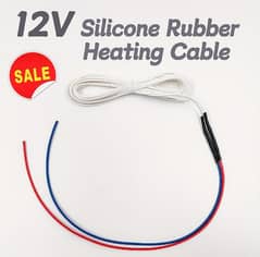 12v / 24'v Silicone Rubber Low-; voltage Heating Wire for diy projects