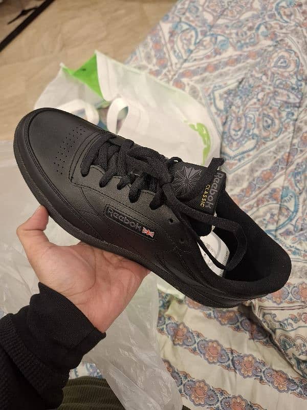 reebok club c85 black 0