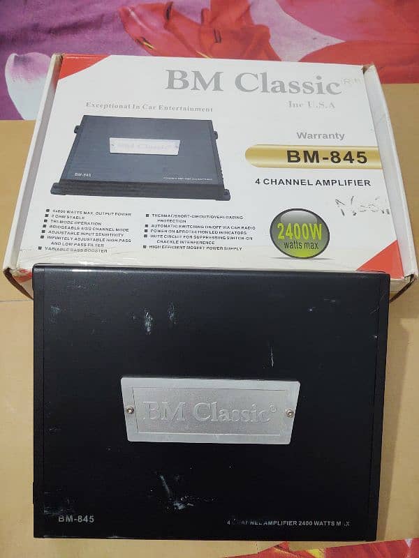 Original BM classic Old is Gold Series 4 channel heavy amplifier 2