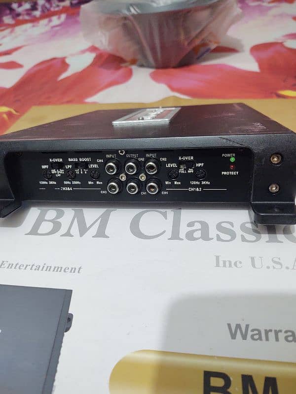 Original BM classic Old is Gold Series 4 channel heavy amplifier 4