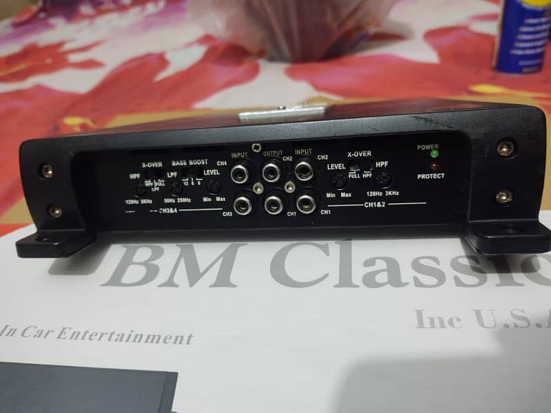 Original BM classic Old is Gold Series 4 channel heavy amplifier 7