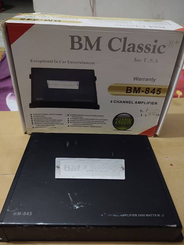 Original BM classic Old is Gold Series 4 channel heavy amplifier 13