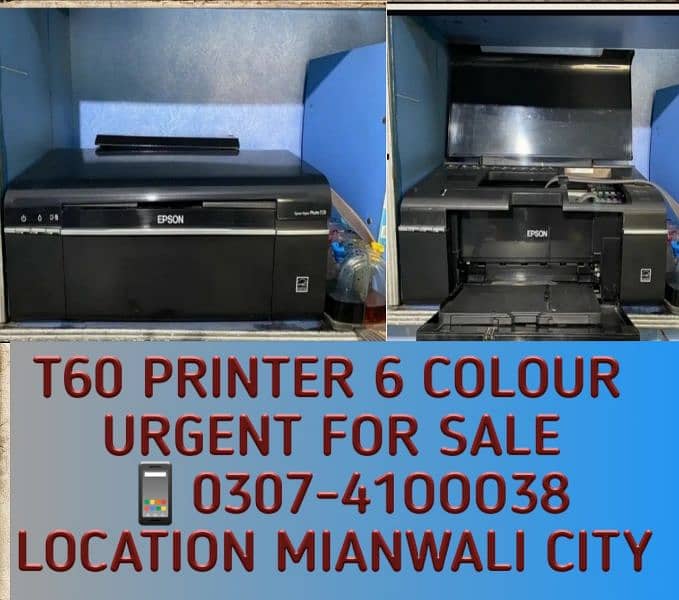 PRINTER 6 COLOUR T60 0