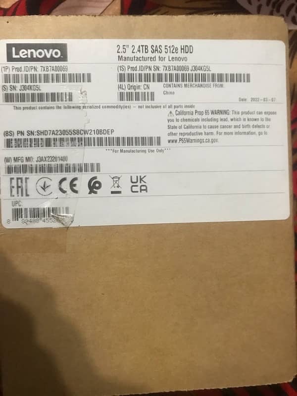 LENOVO 2.4 TB SAS 0