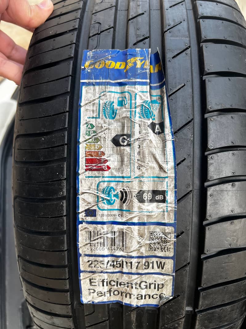 Goodyear EfficientGrip Performance Tires (Brand new) 1