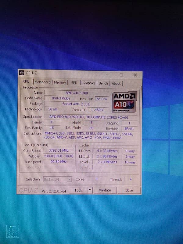 HP AMD A10 PRO 9700 COMPLETE SET 1