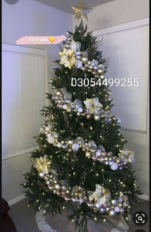 Christmas tree, artificial green tree, American tree 6