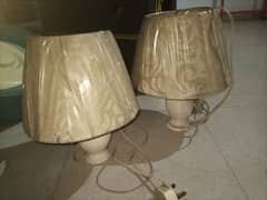 brand new side table lamps never used new lamination on it