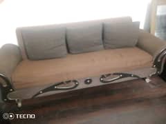 Three seater Sofa Kam bed with Free center table