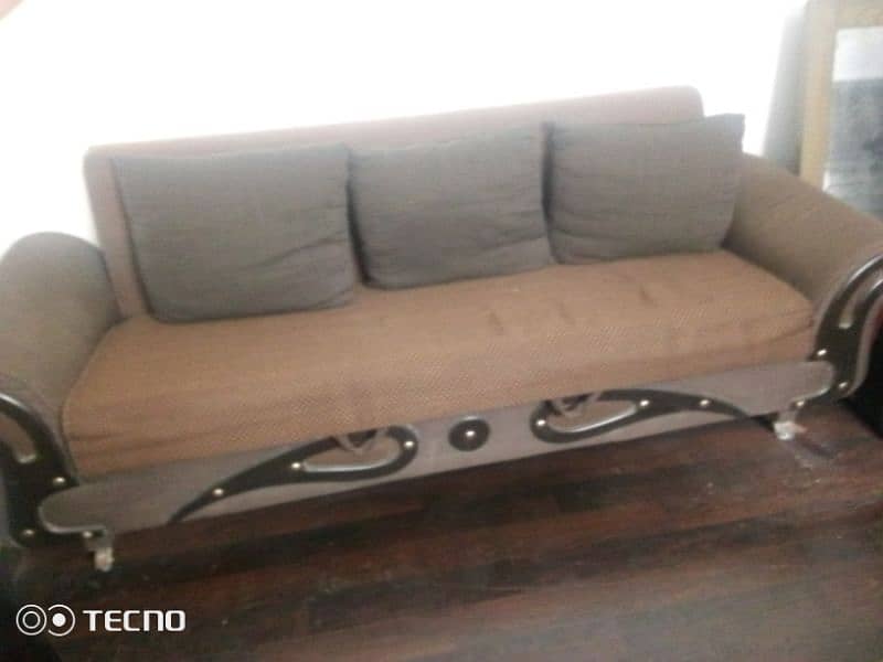 Three seater Sofa Kam bed with Free center table 0