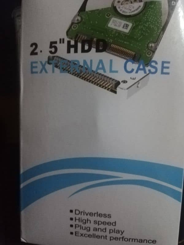 external case with hard disk 0