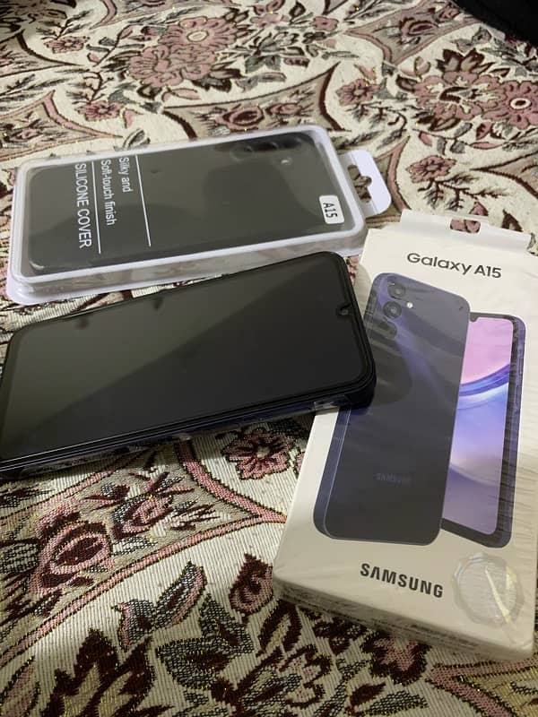 Samsung A15  with box 2