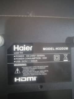 Haier Led Broken TV for sale