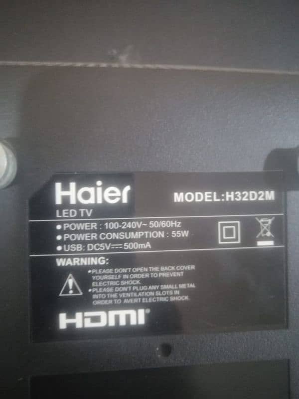 Haier Led Broken TV for sale 0