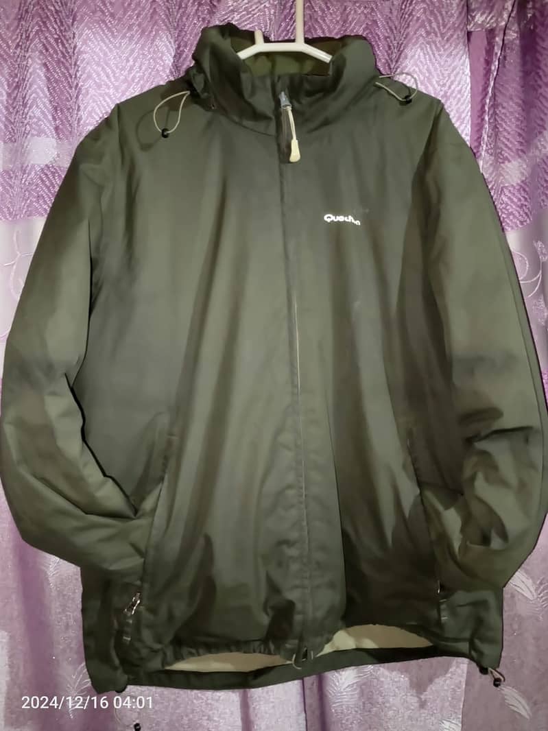 High-Quality Quechua Waterproof Jacket - Perfect for Winters 0