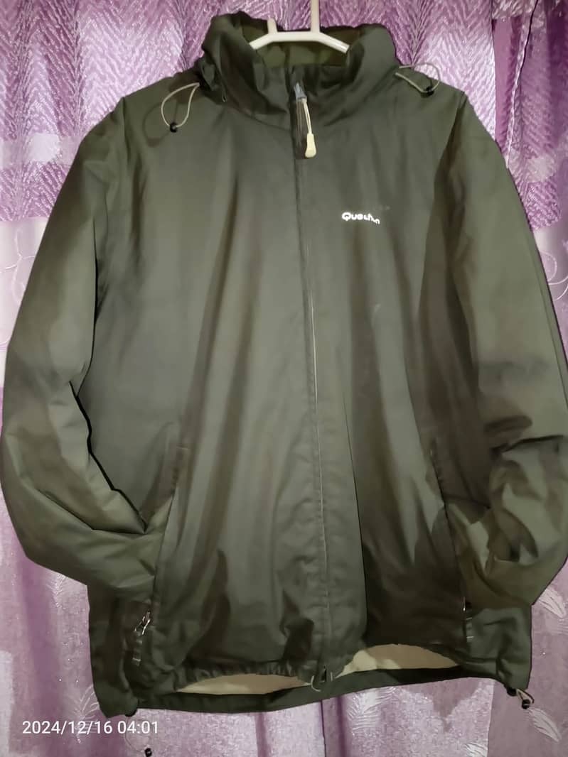 High-Quality Quechua Waterproof Jacket - Perfect for Winters 1