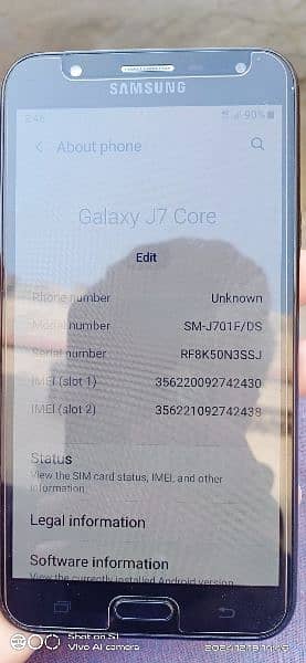 Samsung galaxy J7 Core 3