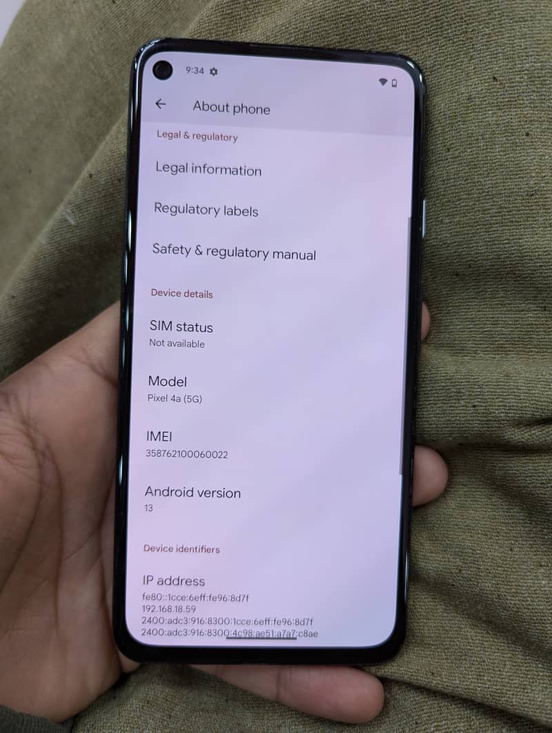 Google Pixel 6 pro sim working 7