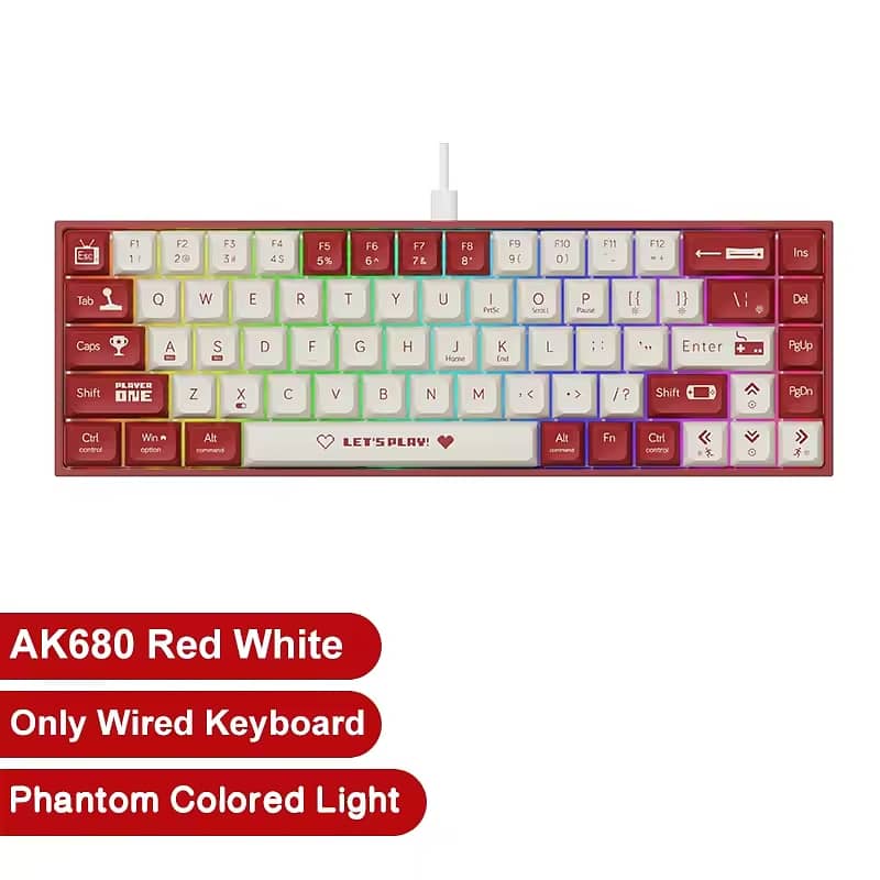 Mechanical Keyboard Hot Swappable Red Brown Blue Switches 2